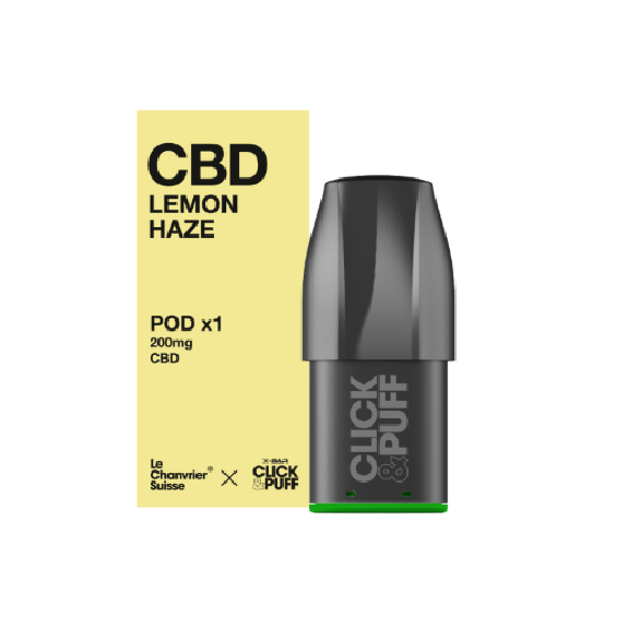 POD X-BAR CLICK & PUFF - CBD Lemon Haze - 200 mg