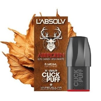 Pod X-BAR CLICK & PUFF - VAPE CELLAR - L'ABSOLV - Aberdeen