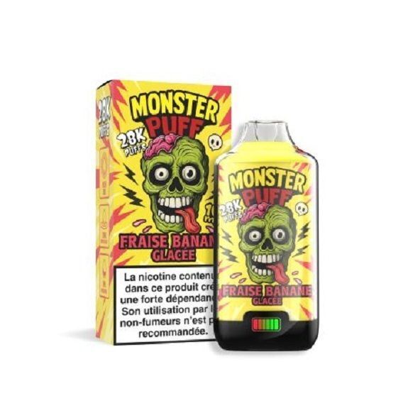Kit MONSTER PUFF 28K - Fraise Banane