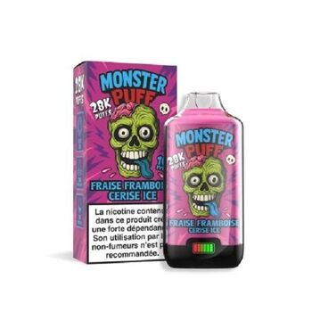 Kit MONSTER PUFF 28K - Fraise Framboise Cerise Glacées