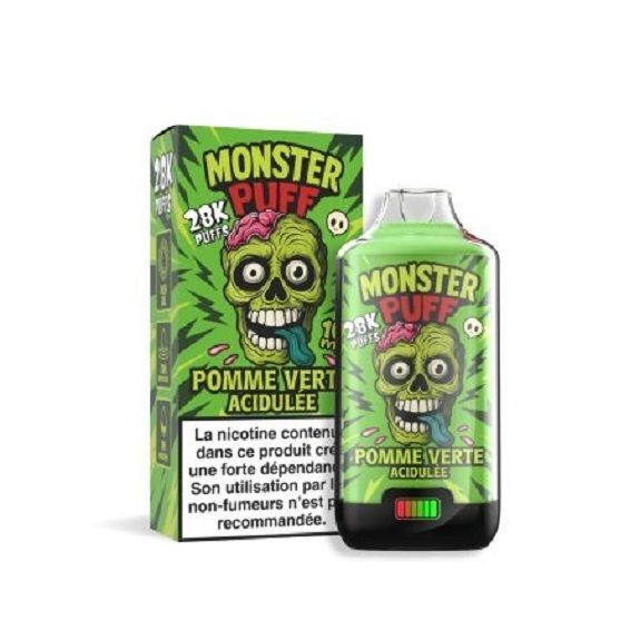 Kit MONSTER PUFF 28K - Pomme Verte Acidulée