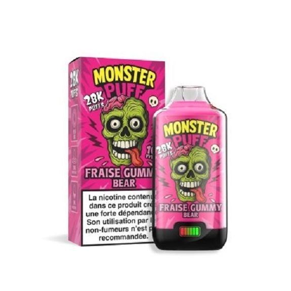 Kit MONSTER PUFF 28K - Oursons Gélifiés Fraise