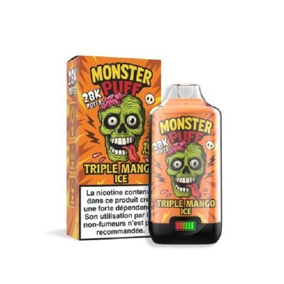 Kit MONSTER PUFF 28K - Triple Mangue Glacée
