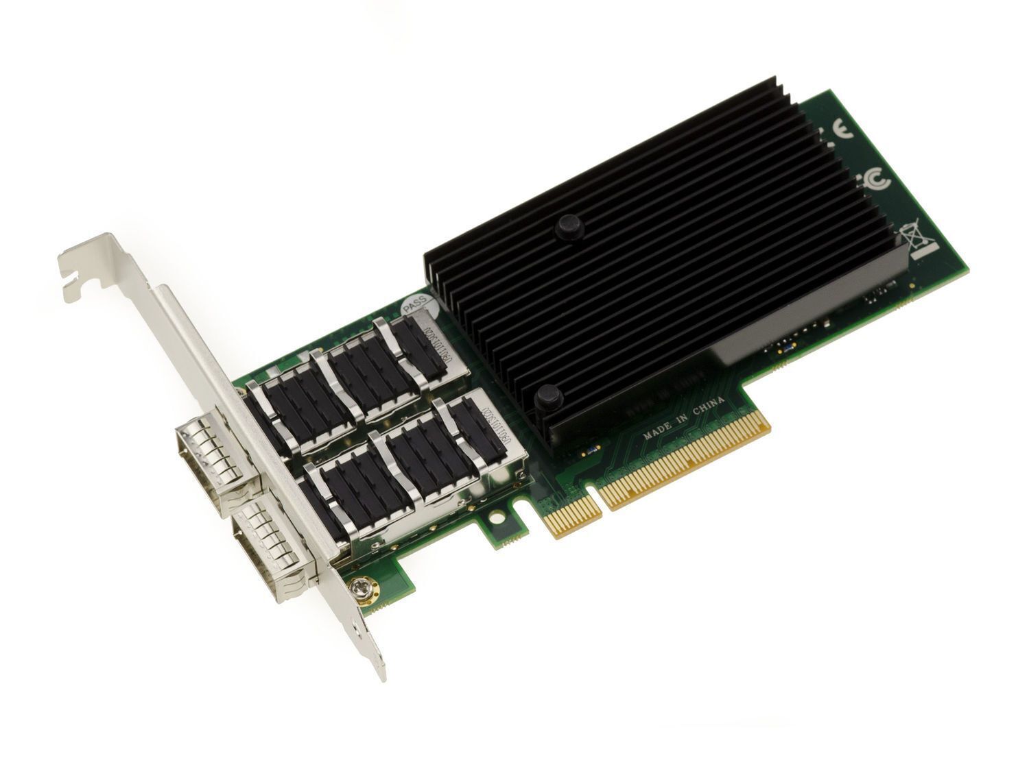 Steigern Sie die Leistung Ihres Netzwerks mit unseren SFP+, SFP28- und QSFP-Karten, die mit 1 bis 4 Ports für 10G, 25G oder 100G erhältlich sind.