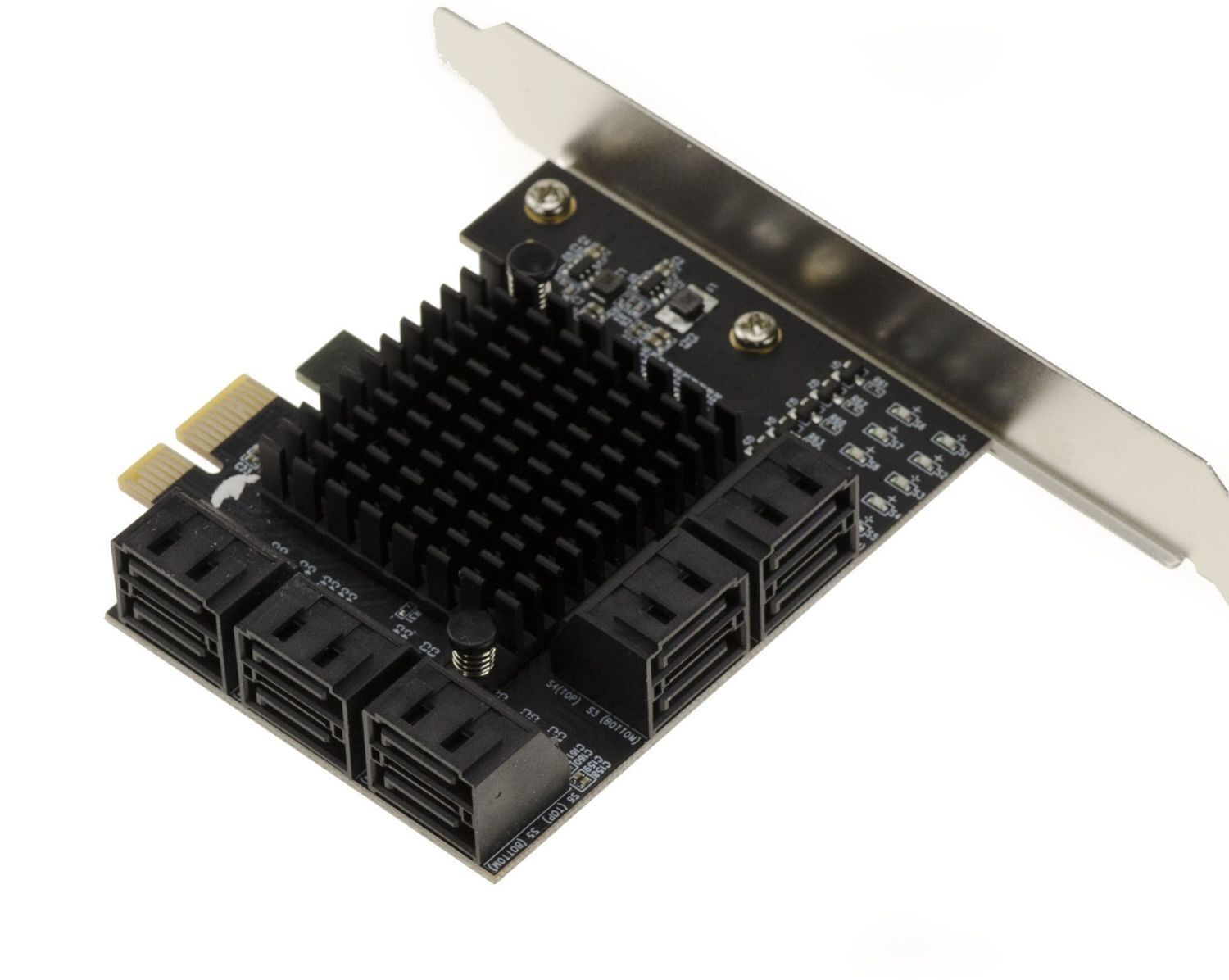 Flexible SATA-Lösungen: Controller-Karten mit 2 bis 24 Anschlüssen für eigenständige Festplatten oder RAID-Systeme