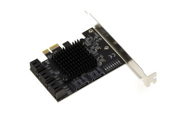 SATA Controller Cards from 2 to 24 ports, in independent disks or in RAID cluster.