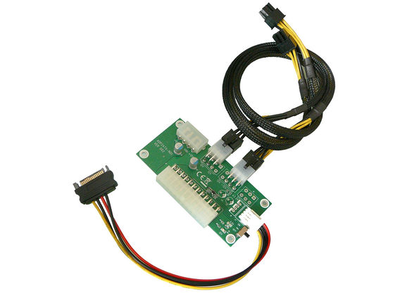 ATX to PCIe P6 power supply conversion plate For GPUs - Suitable for Bitcoin mining For GPUs - Suitable for Bitcoin mining