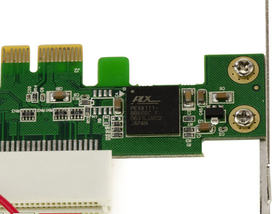 Plx Express Adap. Convertisseur PCI 32 bit vers PCIe 1x PERICOM PLX PEX8111