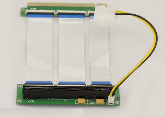 PCIe 16x riser FPC ribbon cable 2 lengths supplied, 10cm and 30cm
