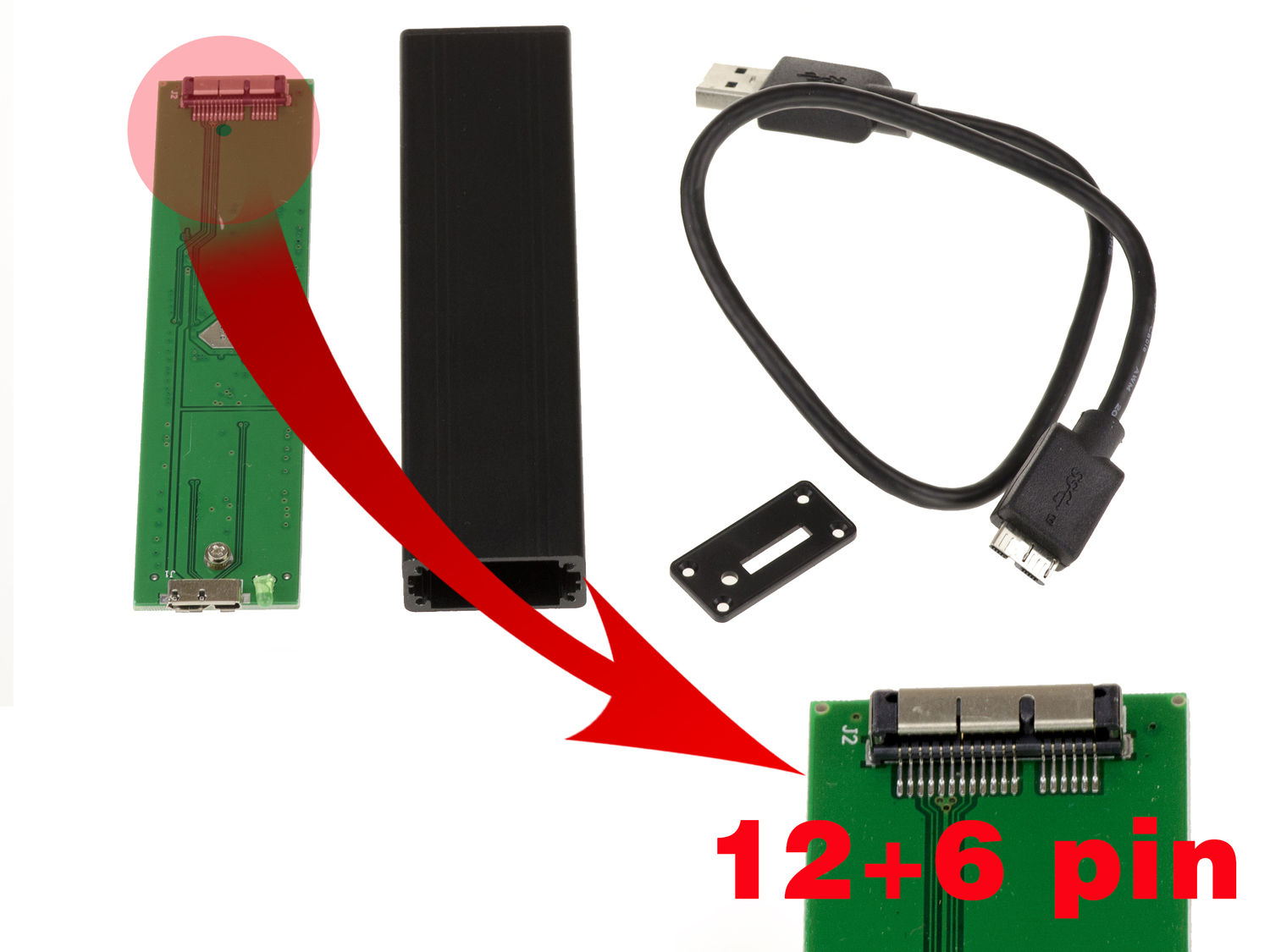 SSD Externe Kalea-Informatique Boitier USB 3.0 A Ou C Pour SSD MACBOOCK