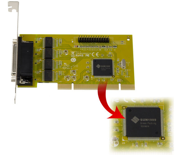 Carte M.2. - 4 port RS232 Pour port M2 de type PCIe, clé M ou B M Carte M.2. - 4 port RS232 Pour port M2 de type PCIe, clé M ou B M
