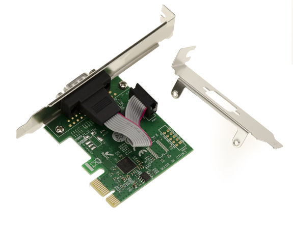 KALEA-INFORMATIQUE Tarjeta controladora PCI Express PCIe Serial RS232 de 4 Puertos con chipset ASIX AX99100. con Soportes de Perfil bajo y Alto KALEA-INFORMATIQUE Tarjeta controladora PCI Express PCIe Serial RS232 de 4 Puertos con chipset ASIX AX99100. con Soportes de Perfil bajo y Alto