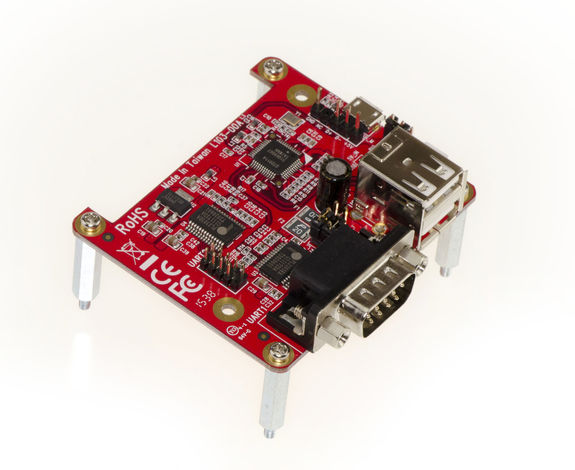 Plaque Raspberry Ct. controleur COM RS232 x2 USB Raspberry Pi support