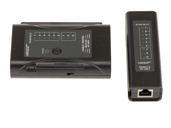 RJ45 RJ11 Network Tester - Battery or USB powered