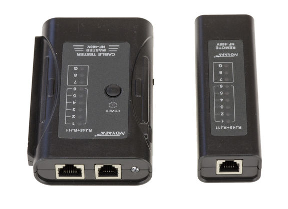 RJ45 RJ11 Network Tester - Battery or USB powered