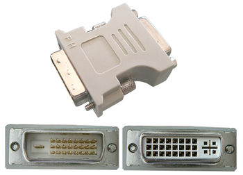 DVI-I DUAL LINK FEMALE (24+5) to DVI-D DUAL LINK MALE (24+1) adapter