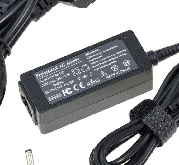 Laptop power supply 19V 1.58A 2.5x5.5mm tip - Equivalent Toshiba PA3743U-1ACA, PA3743E-1AC3, PA3467U-1ACA, PA-1300-03, G71C0009T118.