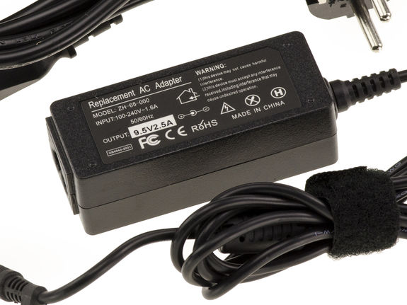 Laptop Power Supply 9.5V 2.5A 1.7x4.8mm tip - For ASUS AD59930 Eee PC 700 701 702 800 801 701SD 2G 4G 8G