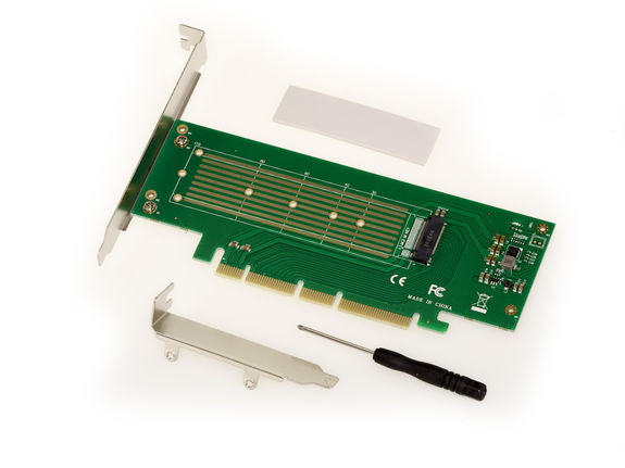 PCIe 3.0 4X 8X 16x Controller Board for M.2 NVMe M Key SSD (M2 NGFF) Compatible 2230 2242 2260 2280 22110