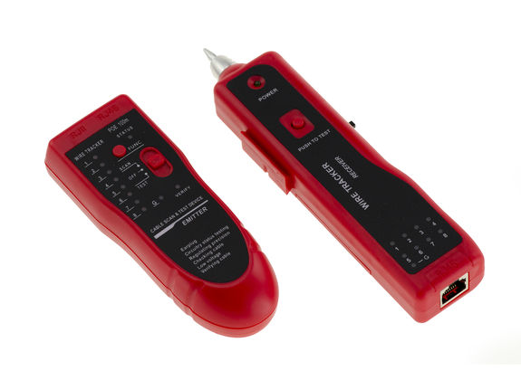 Testeur De Câble Réseau 4-en-1 – RJ45, RJ11, USB, BNC – Pour Câbles LAN UTP/STP – Avec Sonde Distante