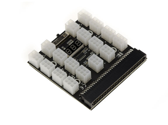 1200w HP Power Breakout Board 17 P6 Connectors - DPS-800GB DPS-1200FB DPS-1200QB PS-2751-5Q PS-2751-LF-1F Compatible HSTSN-PL12 DPS-700LB PS-2112-5L DPS-750RB