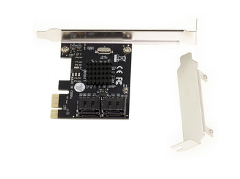 Compatible Windows Linux Carte PCIe 4 Ports SATA III 6 Gbit/s - Contrôleur PCIe 1x Vers SATA, Chipset Marvell 88SE9215, Avec Câbles Compatible Windows Linux Carte PCIe 4 Ports SATA III 6 Gbit/s - Contrôleur PCIe 1x Vers SATA, Chipset Marvell 88SE9215, Avec Câbles