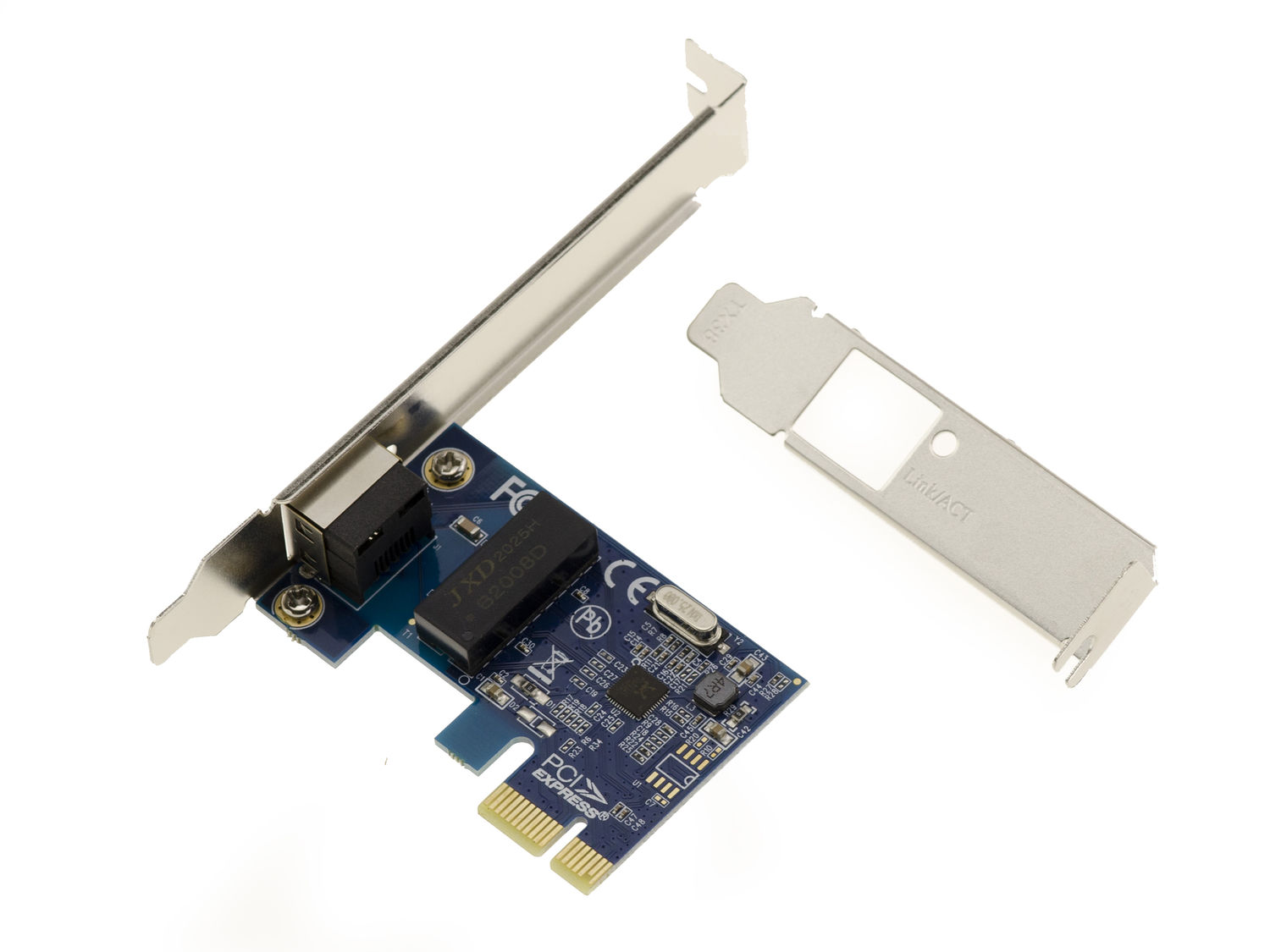 Carte Réseau Gigabit Ethernet Diyeeni PCIE RTL8111F - 10/100/1000Mbps, Low Profile - Pour PC