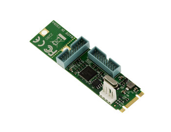 M.2 (M2 NGFF) PCIe M or B+M Key card - 4 USB 3.0 ports. CHIPSET NEC Renesas D720201