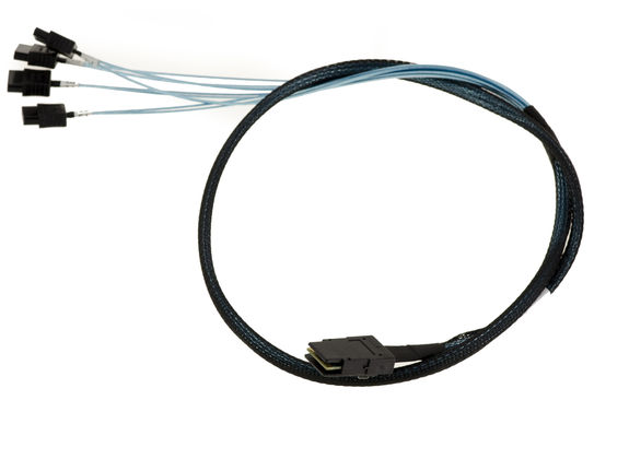 MiniSAS SFF-8087 SAS cable to 4x SATA Length 80cm