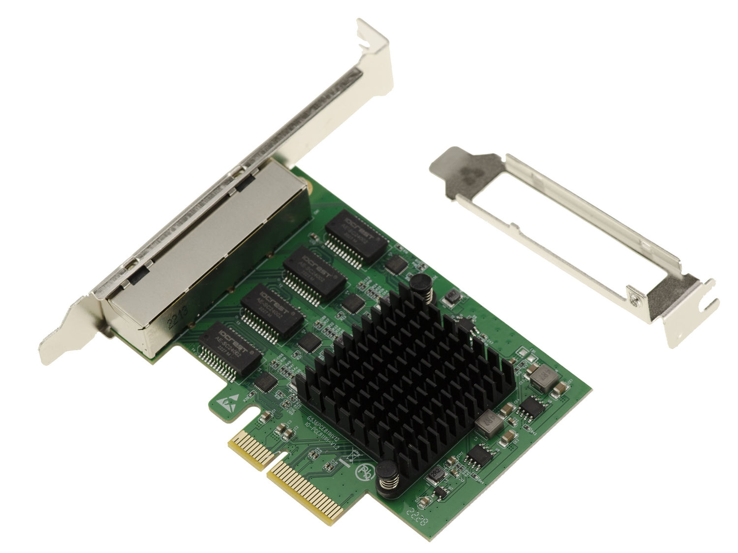 Carte Contrôleur Réseau PCIe 2 Ports RJ45 Dual LAN Gigabit Intel 82571 - KALEA-INFORMATIQUE