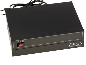 Splitter Audio Stereo and or Video Composite 16 Ports - 1 input/ 16 Outputs - Duplique A Source identical from 2 to 16 Times