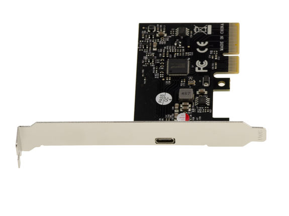 PCIe x4 Controller Board - 1 USB 3.2 Gen 2x2 20G Type C CHIPSET ASM3242, High and Low Profile