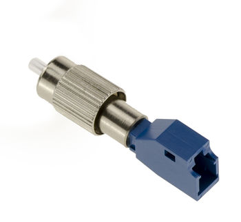 Lot de 2 adaptateurs Fibre Optique Hybride FC UPC Mâle vers LC UPC Femelle