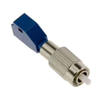 Lot de 2 adaptateurs Fibre Optique Hybride FC UPC Mâle vers LC UPC Femelle