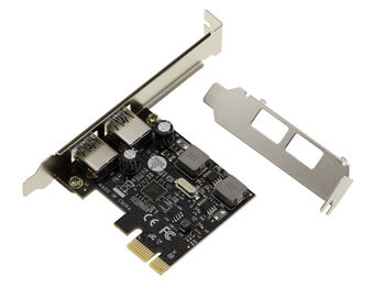 PCIe USB 3.0 Express PCI Card 2 5G A Ports - Auto POWER - NEC D720202 CHIPSET