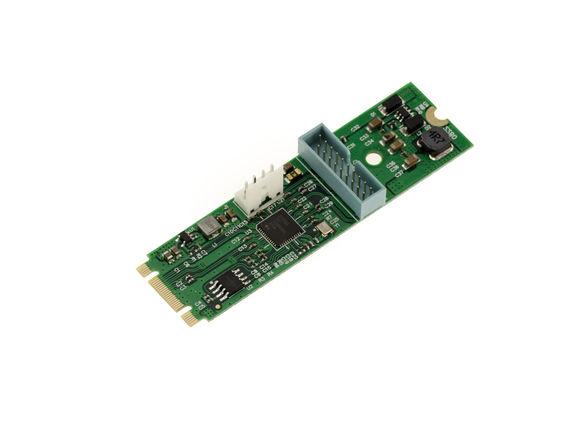M.2. 2 port USB 3.0 card for M2 PCIe, M or B+M key - Nec D720202 chipset