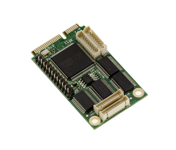 Mini PCIe 1 Parallel Port LPT DB25 + 2 COM Ports DB9 RS232 Format mPCIe Full Size - CHIPSET WCH CH384L