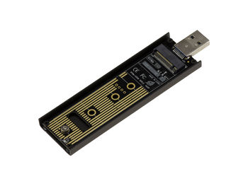 Clé USB 3.0 Pour SSD M.2 NGFF PCIe NVMe M/B+M Key - Renforcée et ouverte pour insertion rapide du SSD