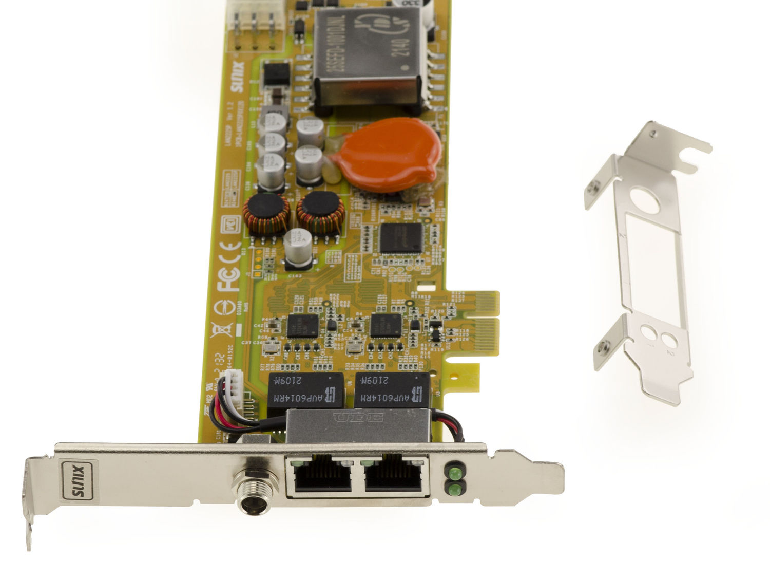 KALEA-INFORMATIQUE Carte réseau PCIe x4 avec 4 Ports 2.5 Gigabit RJ45 KALEA-INFORMATIQUE Carte réseau PCIe x4 avec 4 Ports 2.5 Gigabit RJ45
