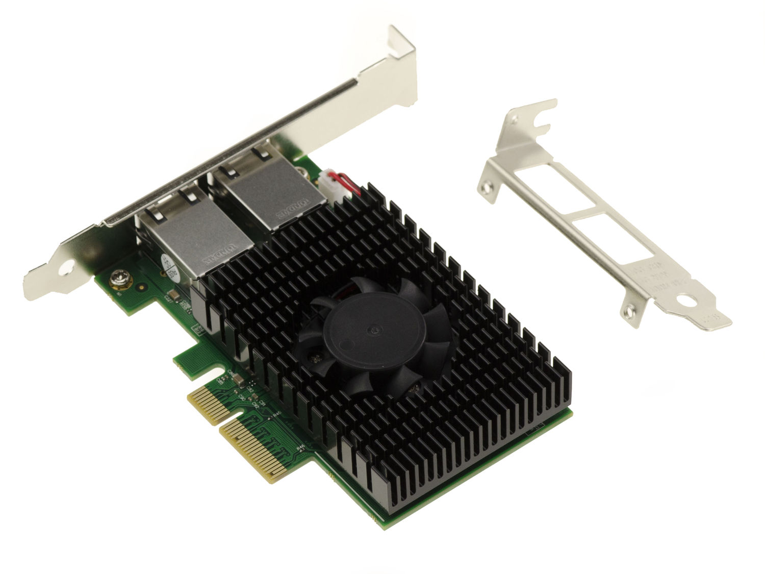 PCIe 3.0 x4 Dual 10 Gigabit Ethernet network card - 2 RJ45