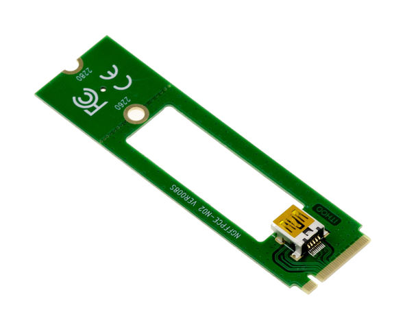 Riser converter to convert one M2 M Key PCIe port to 2 32-bit PCI ports