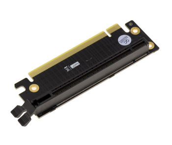 90° Riser adapter for PCIe slot - PCI Express x16 4.0 compatible