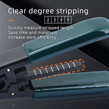 Stripping pliers for FTTH fiber optic drop cable
