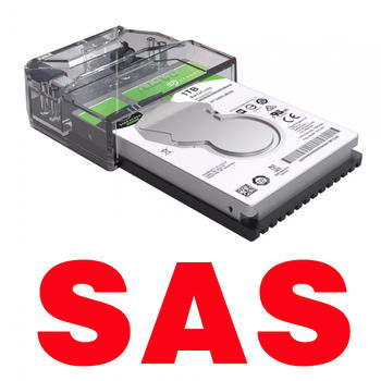 Docking Station for SAS 2.5 disks SFF-8482 USB3.0 5G link Power supply 12V 2A 18TB socket - USB Serial Attached SCSI SAS HDD Dock