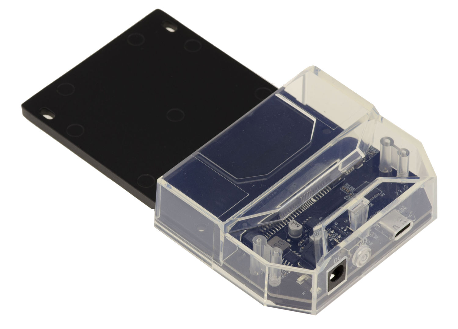 Dock Hdd Sas Usb Docking Station Per Disco SAS Collegamento USB3.0 5G Alimentazione 12V 2A Supporto 18TB - USB Supporto Disco SAS 2.5 3.5