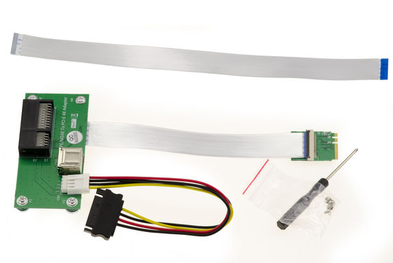 Delock Convertisseur M.2 clé A+E mâle > 1 x slot Mini PCIe half size / full size avec câble flexible Delock Convertisseur M.2 clé A+E mâle > 1 x slot Mini PCIe half size / full size avec câble flexible