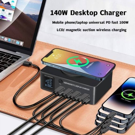 Modulo Caricatore Rapido Desktop 140W QC/PD/PPS - Multiprotocollo DC 6-30V, Nuovo!