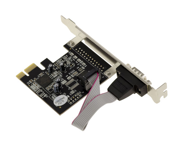 1 serial COM RS232 PCIe card with DB9 plugs Oxford OXPCIe952 chipset