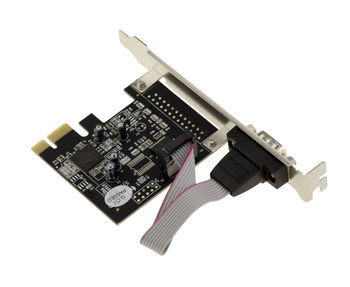 1 serial COM RS232 PCIe card with DB9 plugs Oxford OXPCIe952 chipset