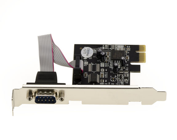 1 serial COM RS232 PCIe card with DB9 plugs Oxford OXPCIe952 chipset